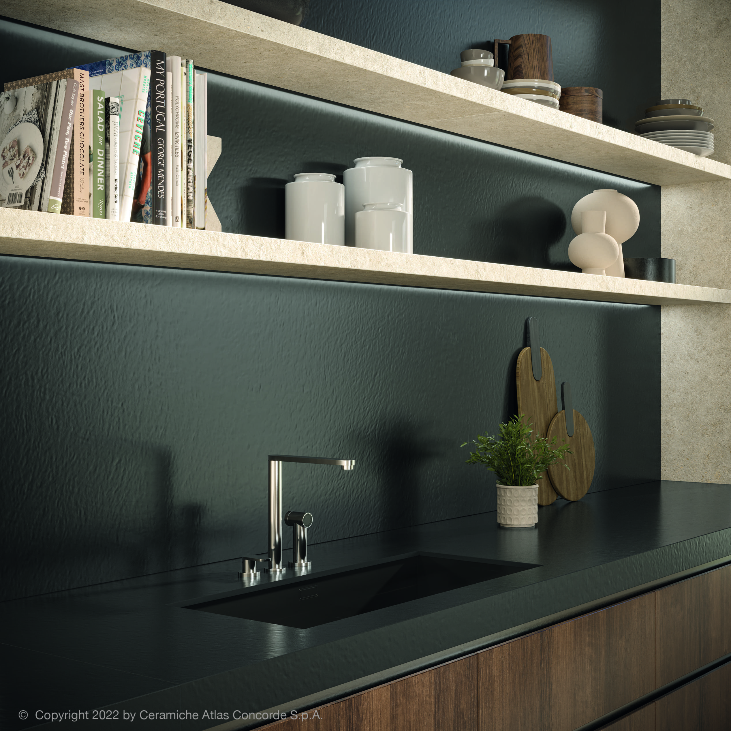 YBL Black Lava (Leathered) (2)