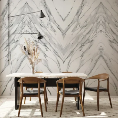 Book-Matched Marble