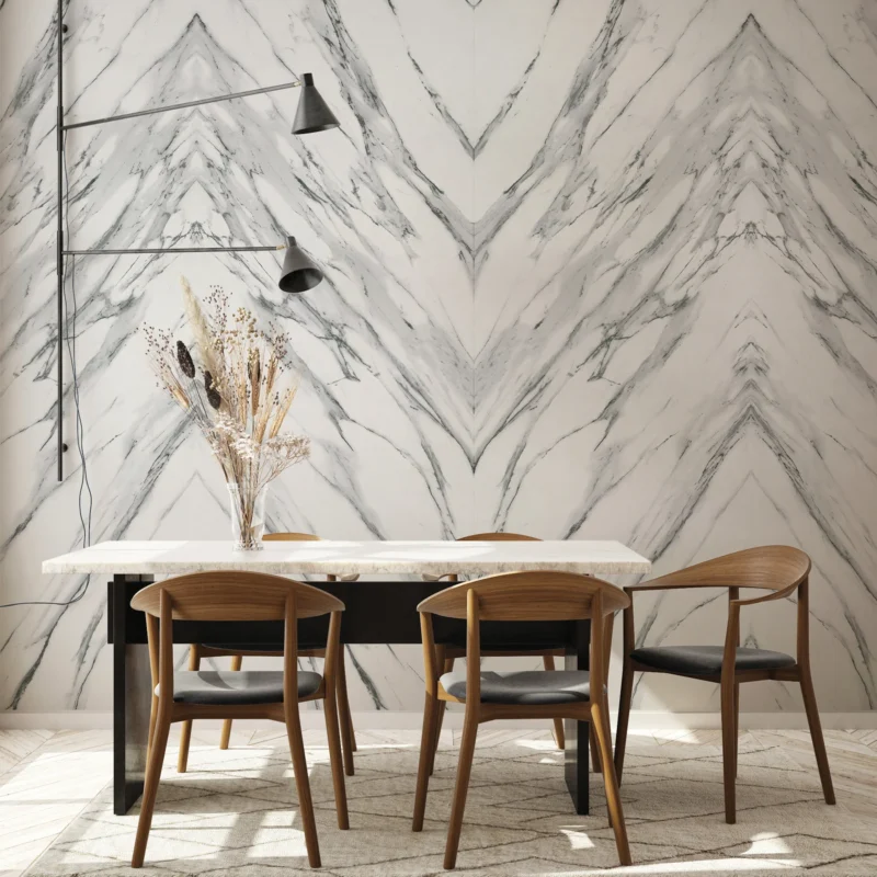 Book-Matched Marble