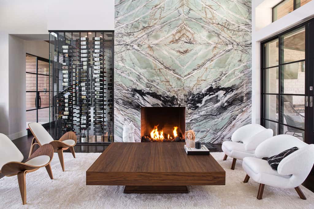 Book-Matched Marble