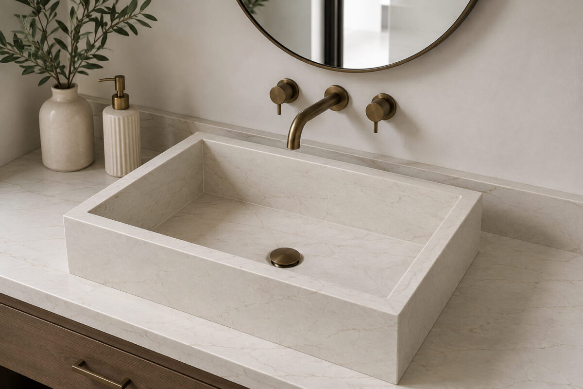 Ivory Divina Oro Bathroom Vanity Countertops